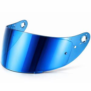 Wizjer do kasków motocyklowych Cassida Orbit z mocowaniem Pinlock REVO lustrzany niebieski