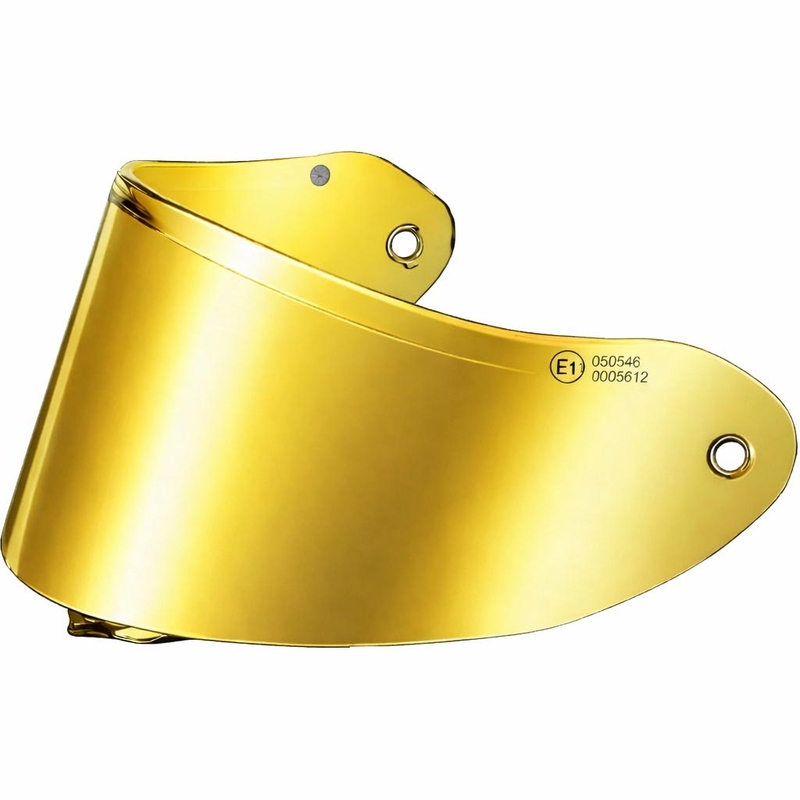 Wizjer do kasku motocyklowego ZED XD1 z przygotowaniem pod folię FogCity, złoty lustrzany