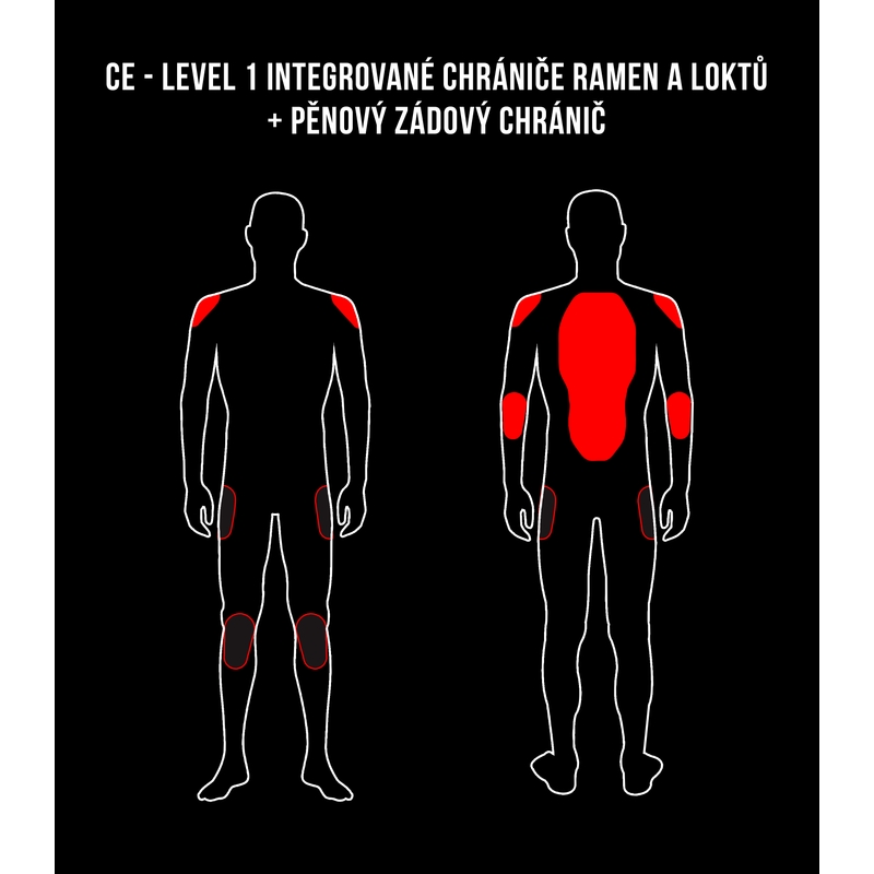 Kurtka motocyklowa RSA ST-01 czarno-szara wyprzedaż