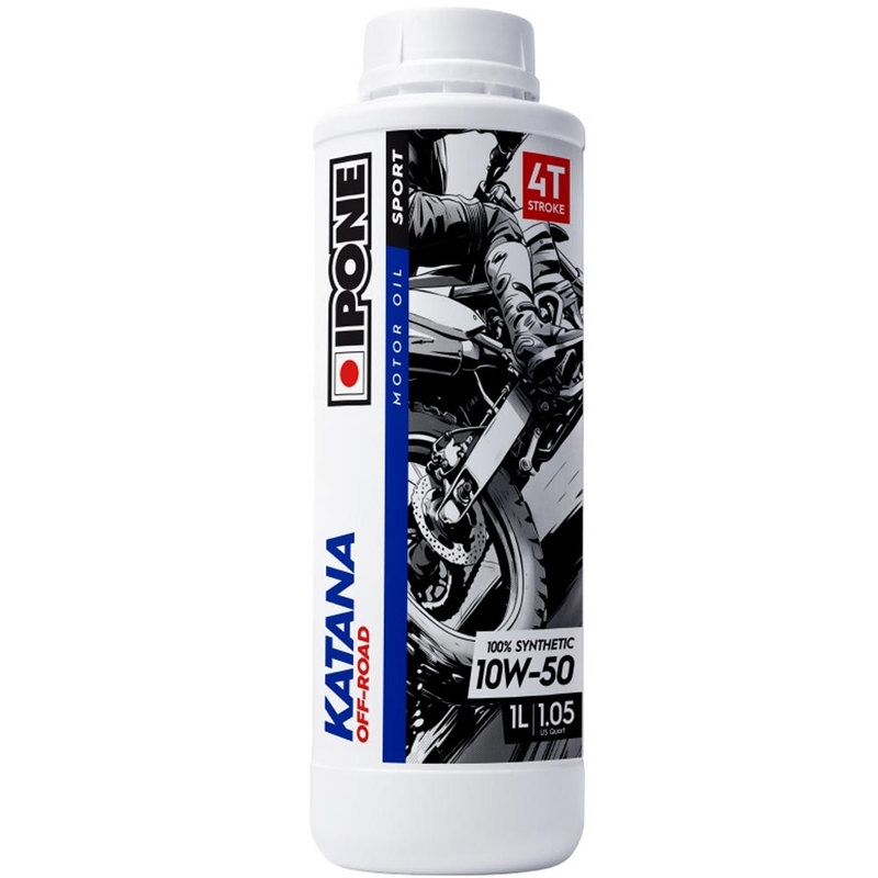 Olej silnikowy syntetyczny IPONE Katana Off Road 4T 10W50 (MA2, ester) 1 l