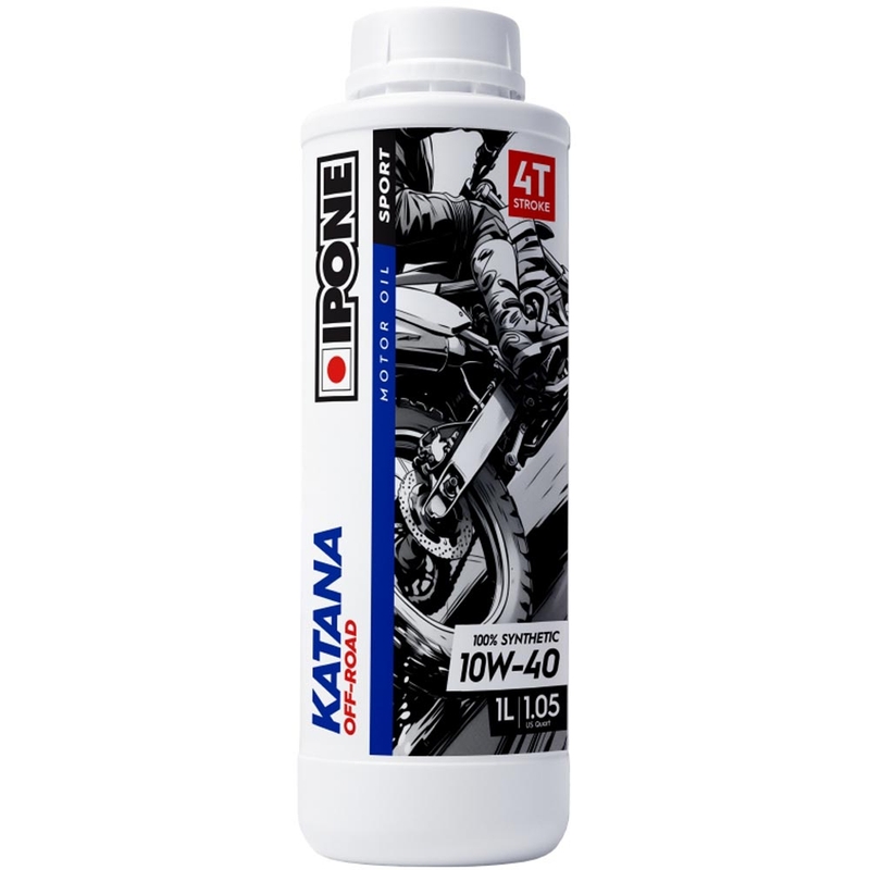 Olej silnikowy syntetyczny IPONE Katana Off Road 4T 10W40 (ester, MA2) 1 l