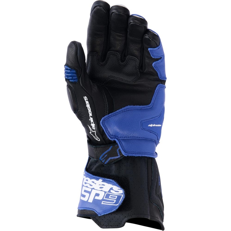 Rękawice motocyklowe Alpinestars SP-9 niebiesko-biało-czarne