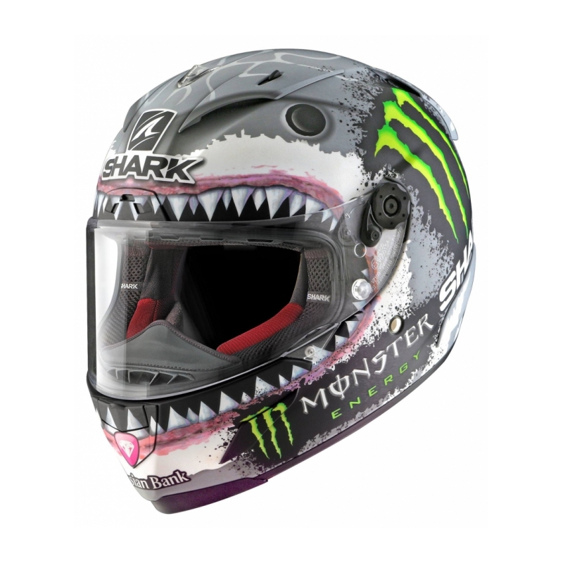 Integralny kask motocyklowy SHARK RACE R-PRO Lorenzo White Shark