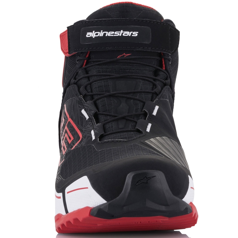 Kolekcja butów motocyklowych Alpinestars CR-X Drystar MM93 czarno-czerwono-biała