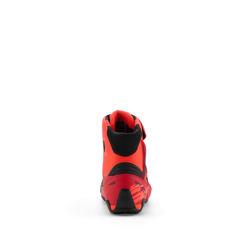 Buty motocyklowe Alpinestars Faster-4 MM93, kolekcja fluo, czerwono-czerwono-czarne