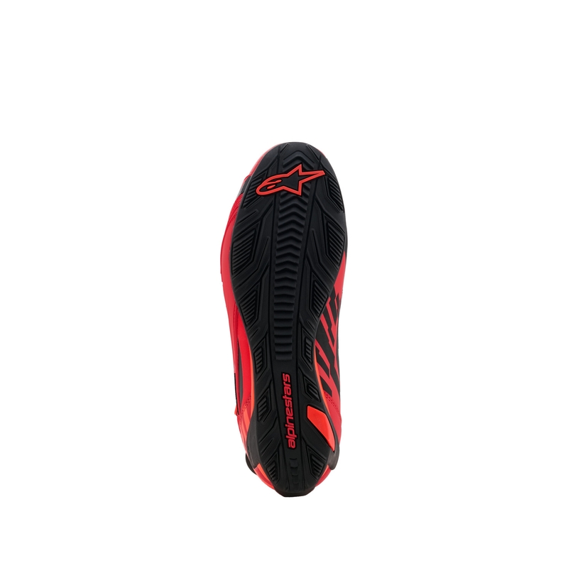 Buty motocyklowe Alpinestars Faster-4 MM93, kolekcja fluo, czerwono-czerwono-czarne