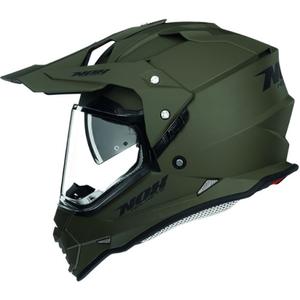Kask enduro NOX N312 zielony mat 2 - II gatunek - II. jakość