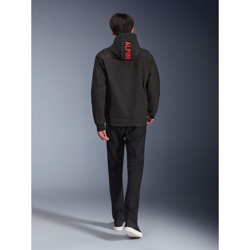 Bluza motocyklowa Alpinestars RADIUM TECH HOODIE czarno-czerwona