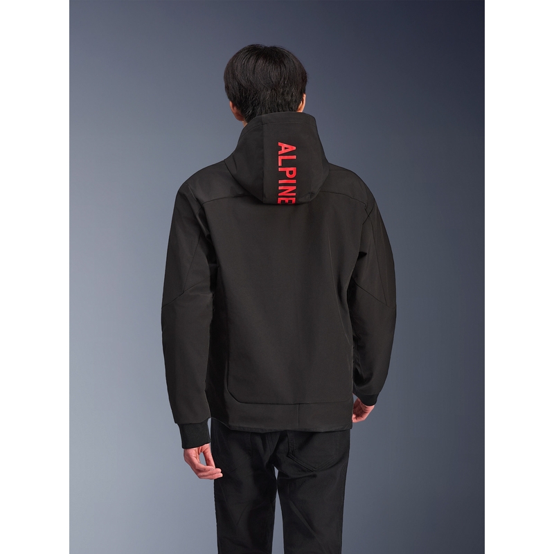 Bluza motocyklowa Alpinestars RADIUM TECH HOODIE czarno-czerwona