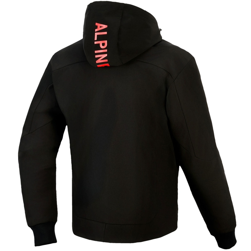 Bluza motocyklowa Alpinestars RADIUM TECH HOODIE czarno-czerwona