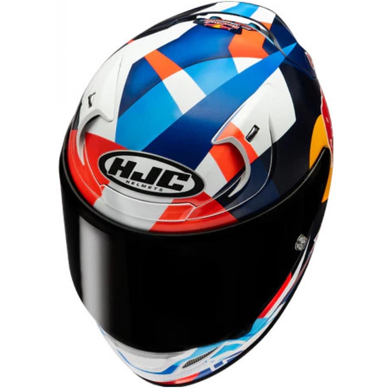 Kask motocyklowy integralny HJC RPHA 12 Red Bull Misano GP 2 MC21 niebiesko-biało-czerwony