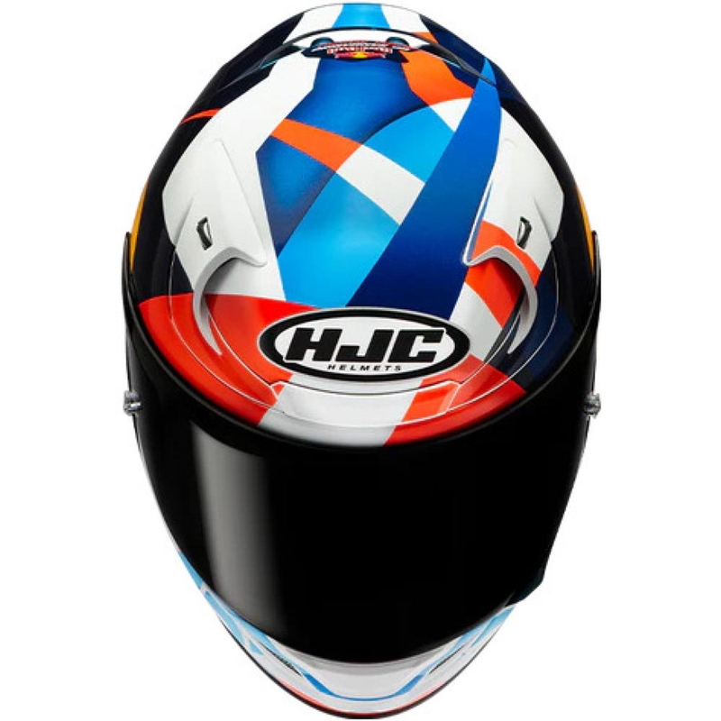 Kask motocyklowy integralny HJC RPHA 12 Red Bull Misano GP 2 MC21 niebiesko-biało-czerwony