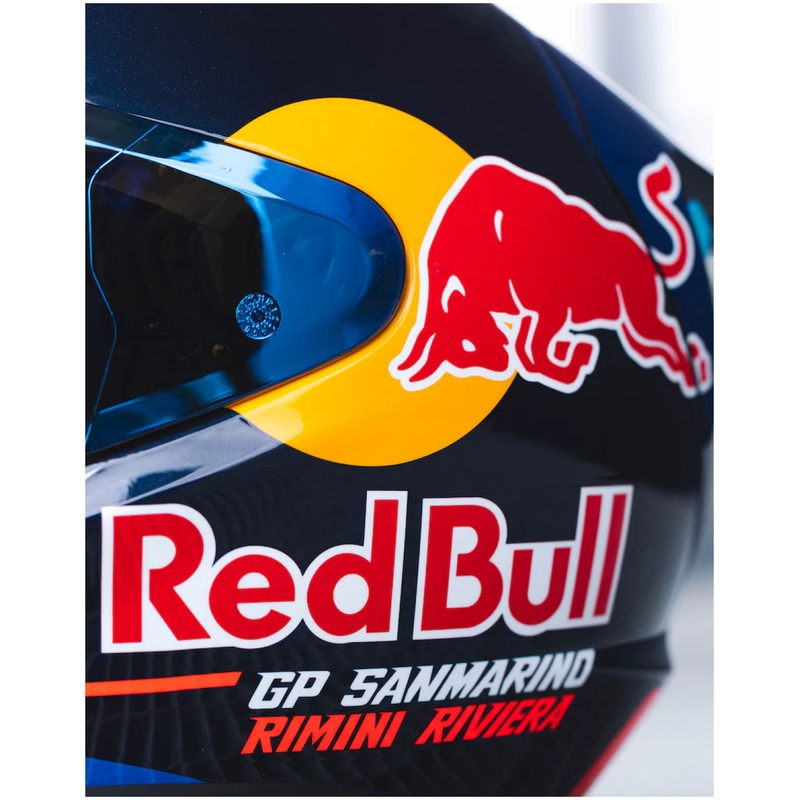 Kask motocyklowy integralny HJC RPHA 12 Red Bull Misano GP 2 MC21 niebiesko-biało-czerwony