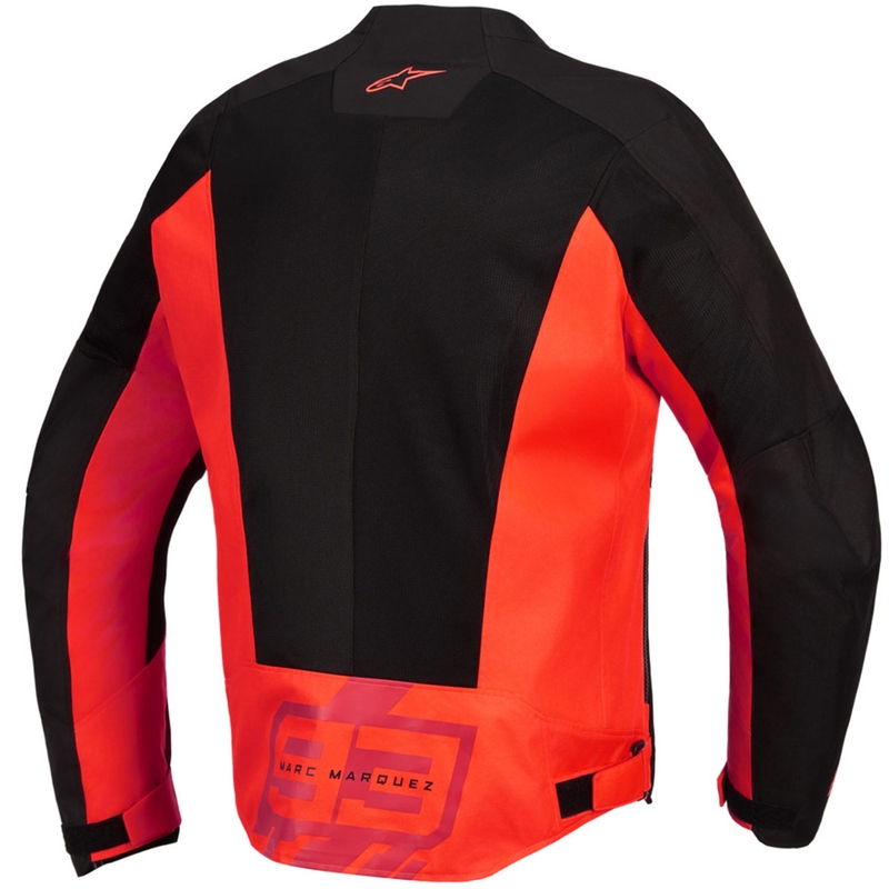 Kurtka motocyklowa Alpinestars C-1 AIR MM93, kolekcja fluo, czerwono-czerwono-czarna