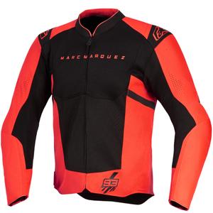 Kurtka motocyklowa Alpinestars T-SPS Air V2 MM93, kolekcja fluo, czerwono-czarna
