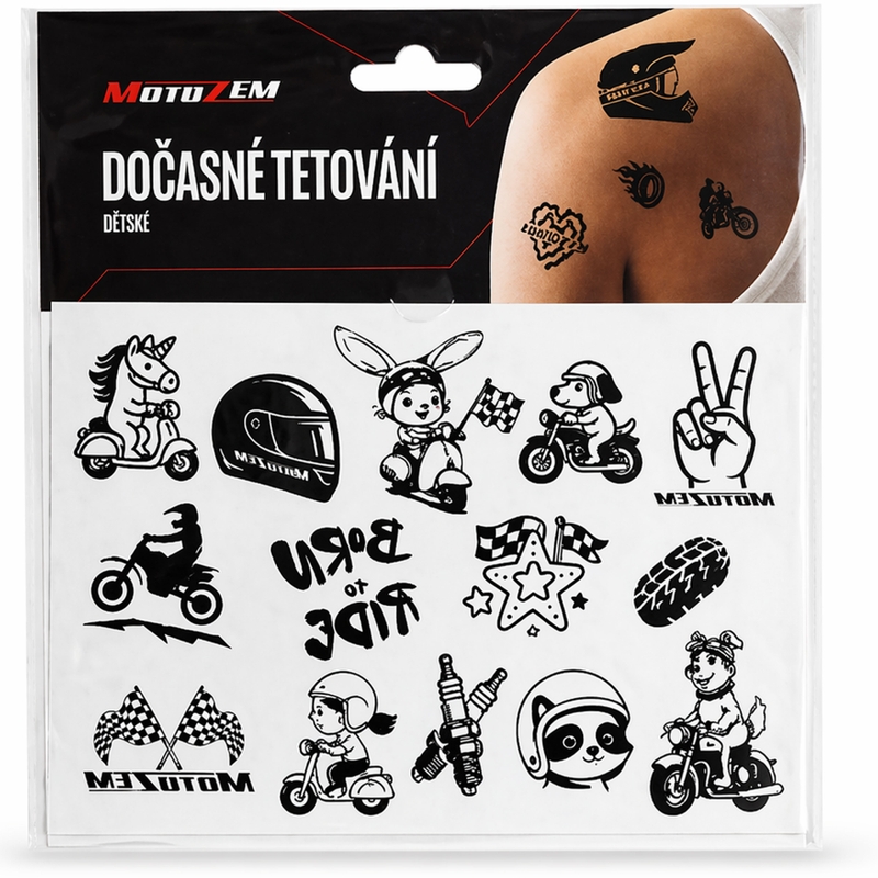 Tymczasowy tatuaż MotoZem dla dzieci