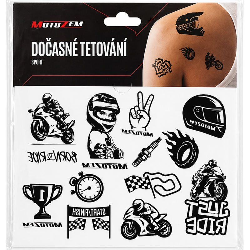 Tymczasowy tatuaż MotoZem Sport