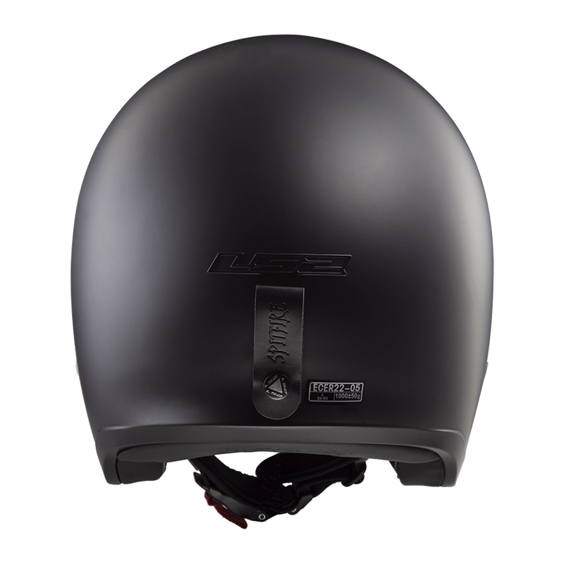 Kask motocyklowy otwarty LS2 OF599 Spitfire II Solid matowy czarny - II. jakość