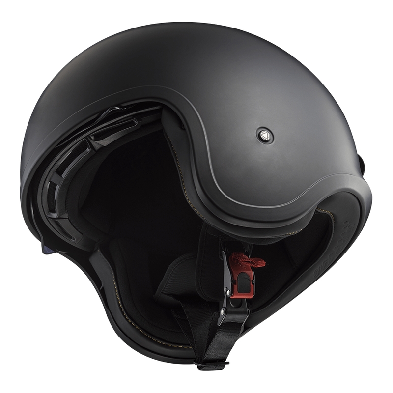 Kask motocyklowy otwarty LS2 OF599 Spitfire II Solid matowy czarny - II. jakość