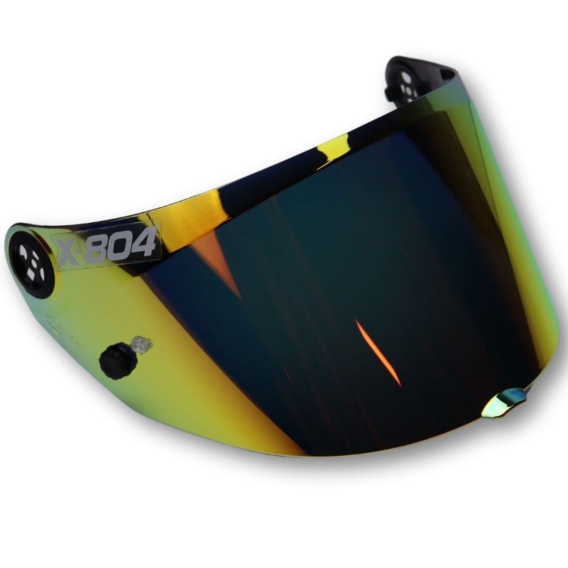 Wizjer do kasków motocyklowych Nolan X804 RS Iridium Orange - XFR-03 NFR/2ACT FLAT/RS/ULTRA