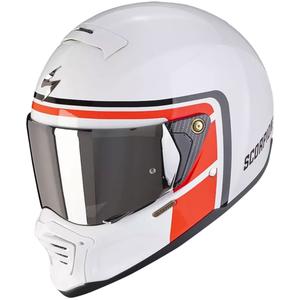 Kask motocyklowy Scorpion EXO-HX1 NOSTALGIA biało-czerwono-czarny - II gatunek - II. jakość