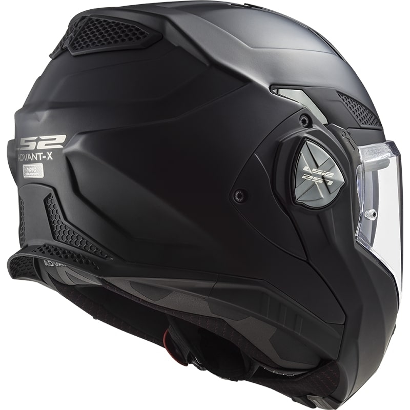 Kask motocyklowy typu flip-up LS2 FF901 Advant X Solid czarny matowy - II gatunek - II. jakość