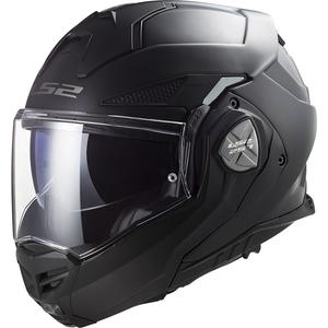 Kask motocyklowy typu flip-up LS2 FF901 Advant X Solid czarny matowy - II gatunek - II. jakość