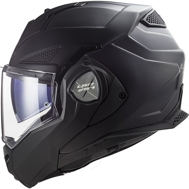 Kask motocyklowy typu flip-up LS2 FF901 Advant X Solid czarny matowy - II gatunek - II. jakość