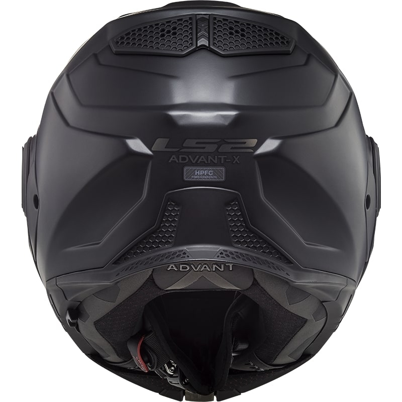 Kask motocyklowy typu flip-up LS2 FF901 Advant X Solid czarny matowy - II gatunek - II. jakość
