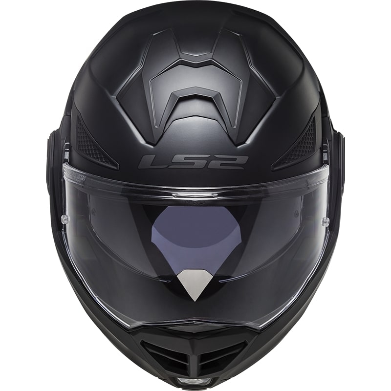 Kask motocyklowy typu flip-up LS2 FF901 Advant X Solid czarny matowy - II gatunek - II. jakość