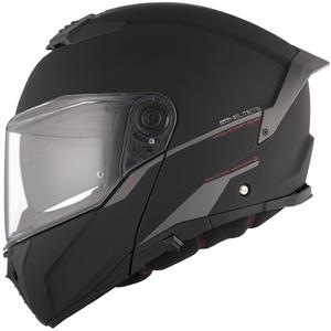 Kask motocyklowy typu flip-up MT ATOM 2 SV SOLID A1 czarny mat - II gatunek - II. jakość