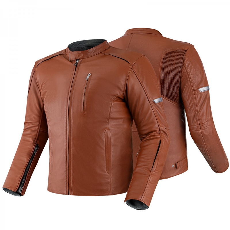 Kurtka motocyklowa Shima Hunter+ 2.0 jasnobrązowa - II gatunek - II. jakość