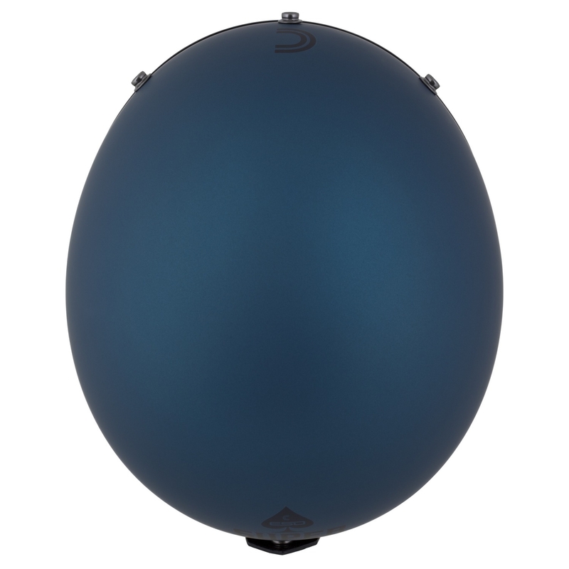 Kask otwarty Cassida Eso Super Hooligan czarny matowo-metaliczny niebieski - II gatunek - II. jakość