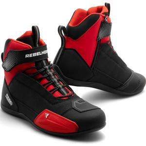Buty motocyklowe Rebelhorn Swift czarno-czerwone - II gatunek - II. jakość