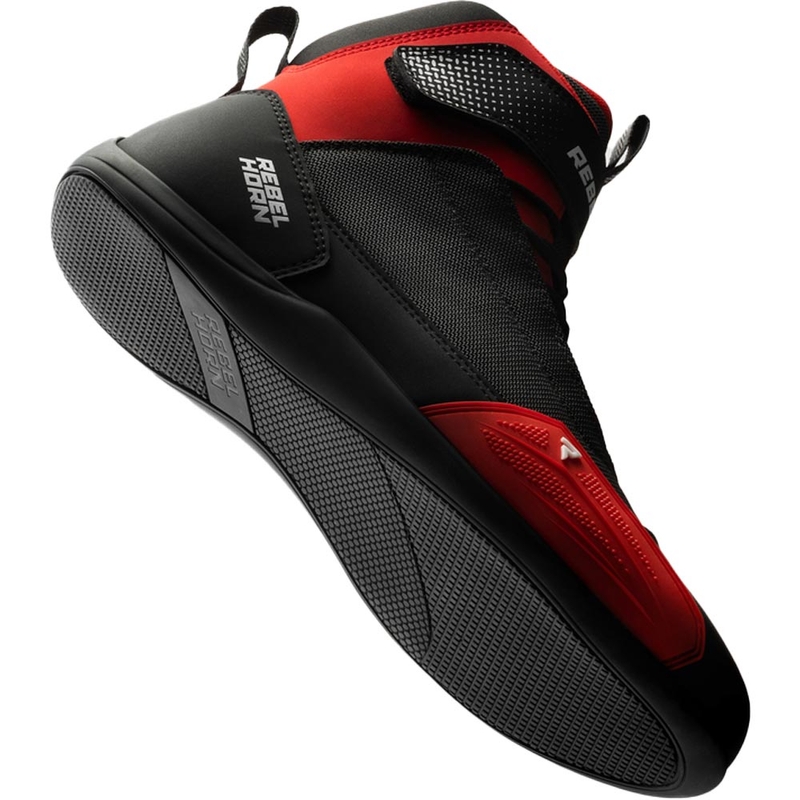 Buty motocyklowe Rebelhorn Swift czarno-czerwone - II gatunek - II. jakość