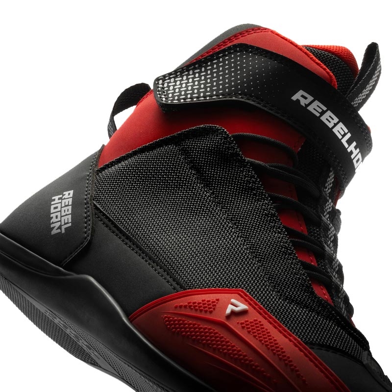Buty motocyklowe Rebelhorn Swift czarno-czerwone - II gatunek - II. jakość
