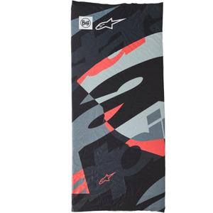 Ocieplacz na szyję Alpinestars BUFF Mogress kamuflażowo-czarno-fluo czerwono-szary