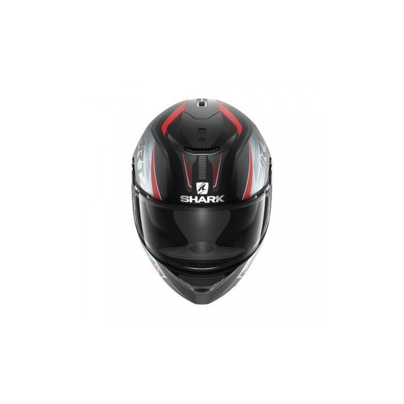 Integralny kask motocyklowy SHARK SPARTAN Karken Mat czarno-szaro-czerwony