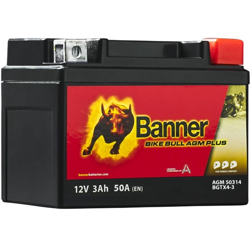 Akumulator AGM Banner Bike Bull AGM PLUS AGM PLUS 503 14 / BGTX4-3 - GTX4-3