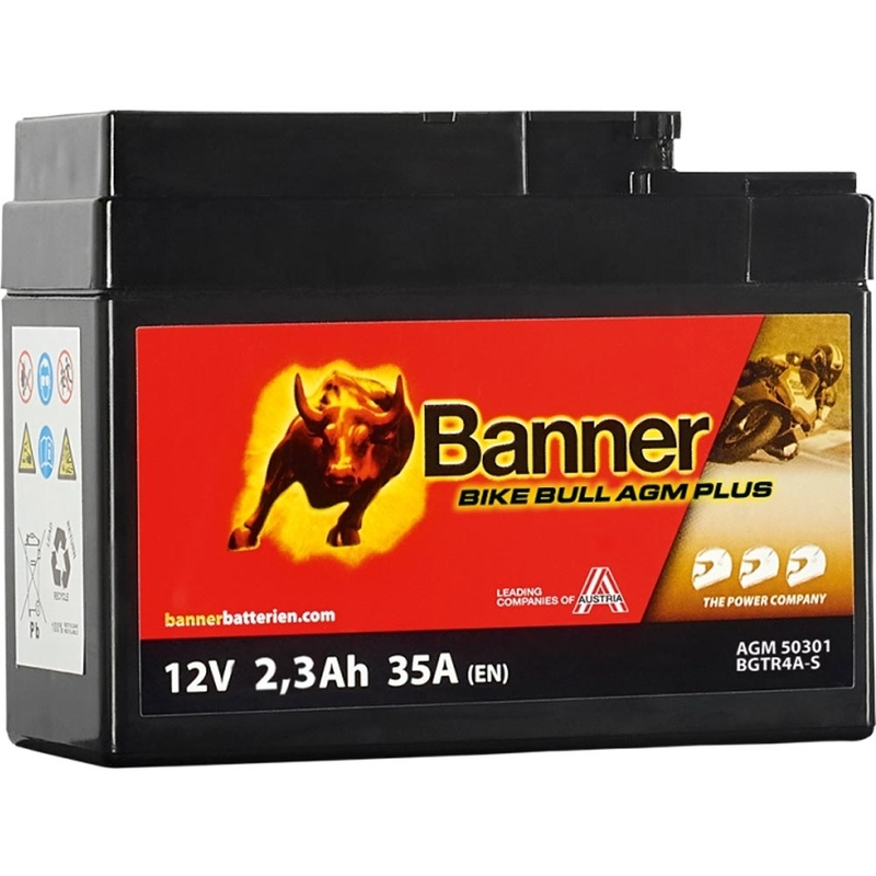 Akumulator AGM Banner Bike Bull AGM PLUS AGM PLUS 503 01 / BGTR4A-S - GTR4A-S