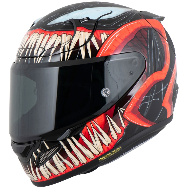 Kask motocyklowy integralny HJC RPHA 12 Venom 3 Marvel czarno-czerwony