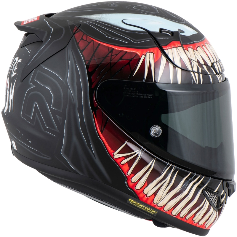 Kask motocyklowy integralny HJC RPHA 12 Venom 3 Marvel czarno-czerwony