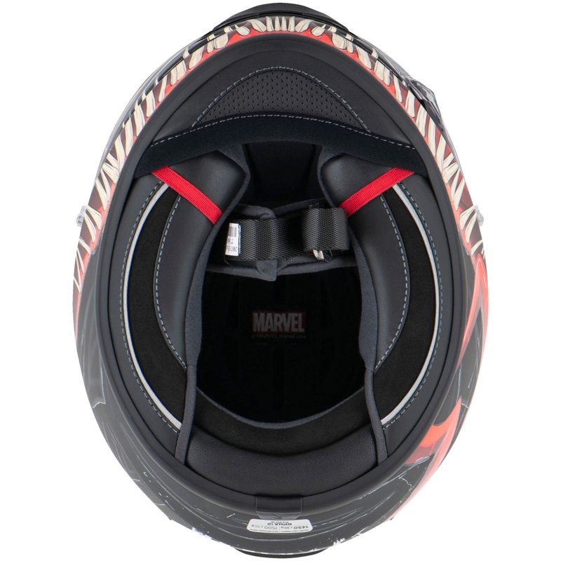 Kask motocyklowy integralny HJC RPHA 12 Venom 3 Marvel czarno-czerwony