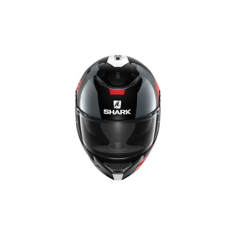Integralny kask motocyklowy SHARK SPARTAN Apics czarno-szaro-czerwony
