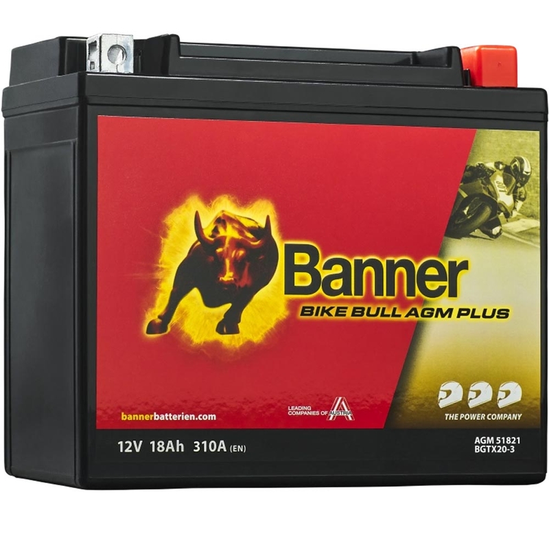 Akumulator AGM Banner Bike Bull AGM PLUS AGM PLUS 518 21 / BGTX20-3 - GTX20-3