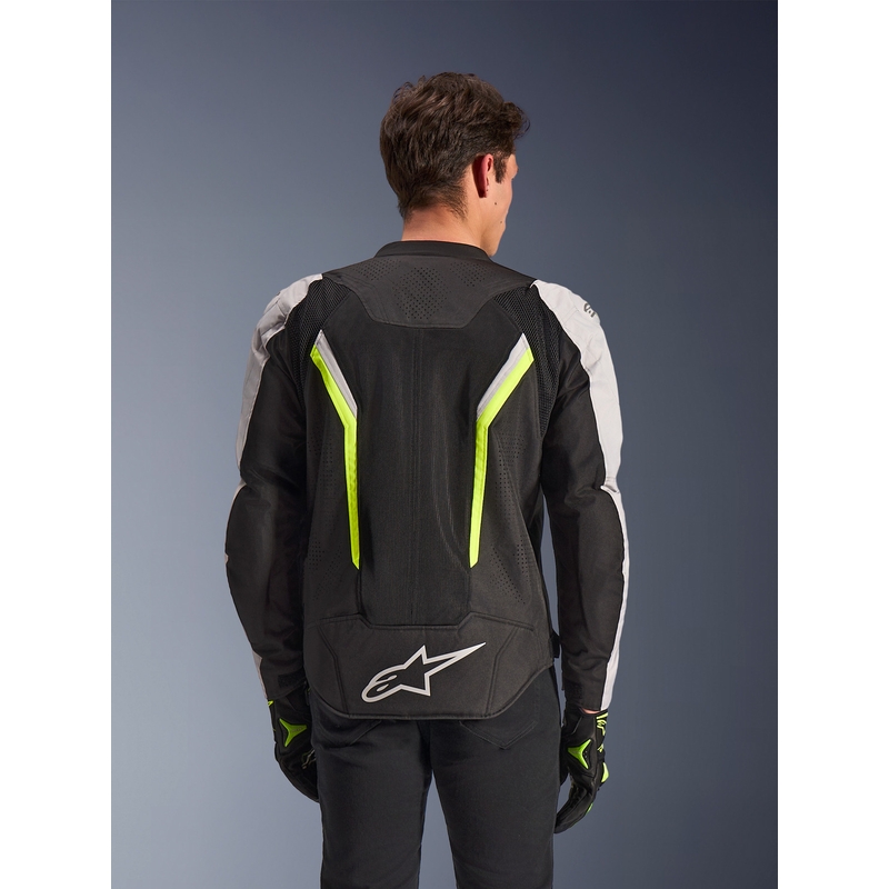 Kurtka motocyklowa Alpinestars AST V3 Air biało-fluo żółto-czarna