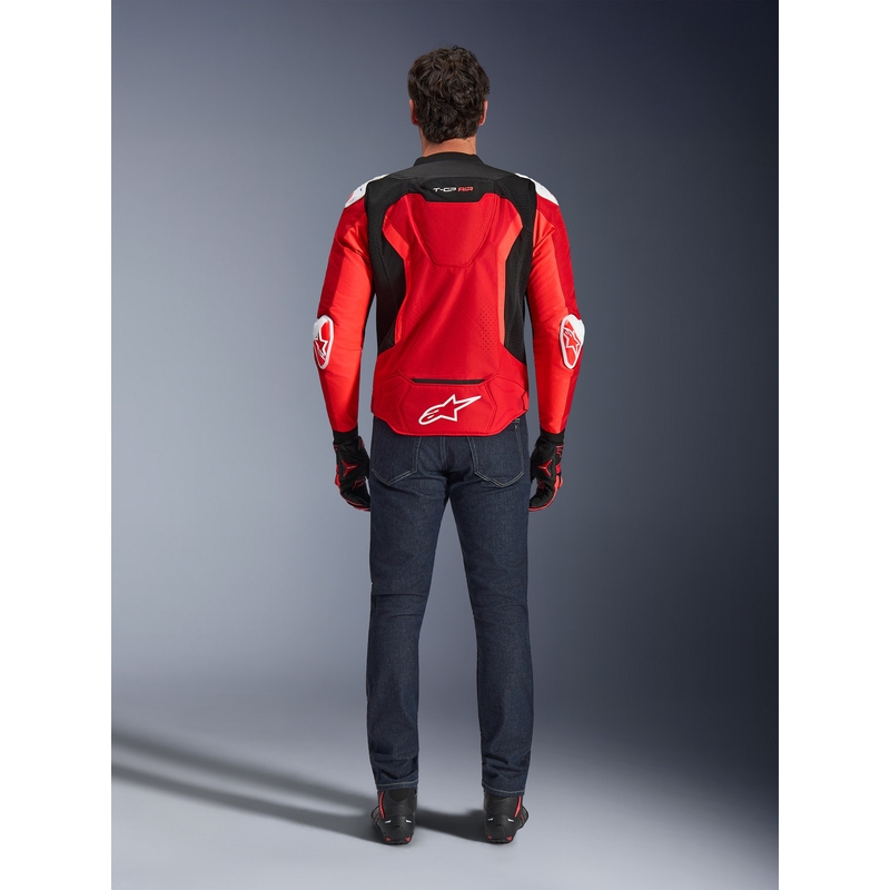 Kurtka motocyklowa Alpinestars T-GP Air czerwono-fluo czerwono-biało-czarna