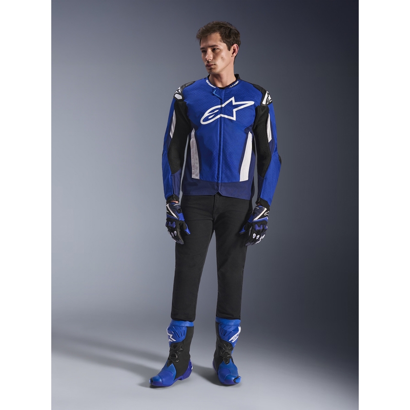 Kurtka motocyklowa Alpinestars T-GP Air niebiesko-biało-czarna
