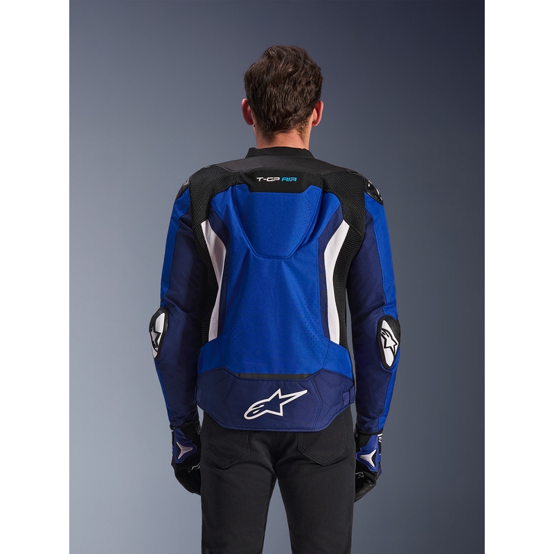 Kurtka motocyklowa Alpinestars T-GP Air niebiesko-biało-czarna