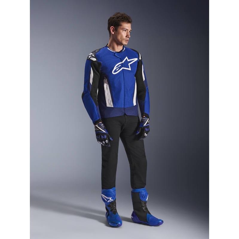 Kurtka motocyklowa Alpinestars T-GP Air niebiesko-biało-czarna